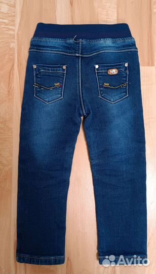 Теплые брюки и джинсы для девочки 104