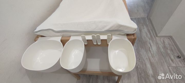 Пеленальный столик IKEA с контейнерами