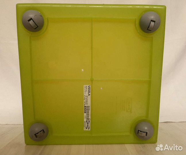Контейнер/ящик для игрушек на колёсах Vessla IKEA