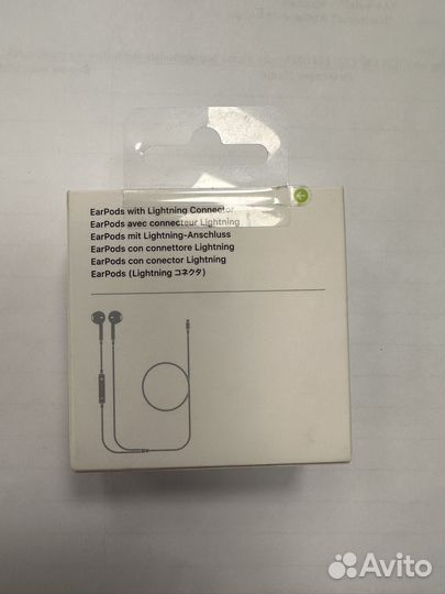 Наушники apple earpods lightning новые