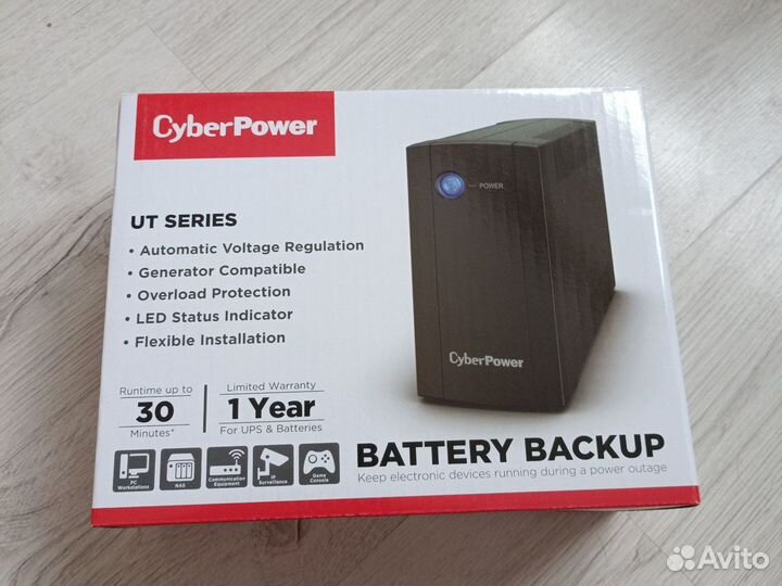 CyberPower ибп UTC650E бесперебойник новый