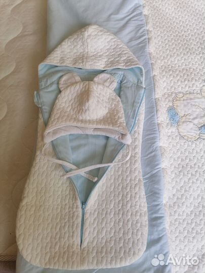 Конверт на выписку зимний/осень для мальчика