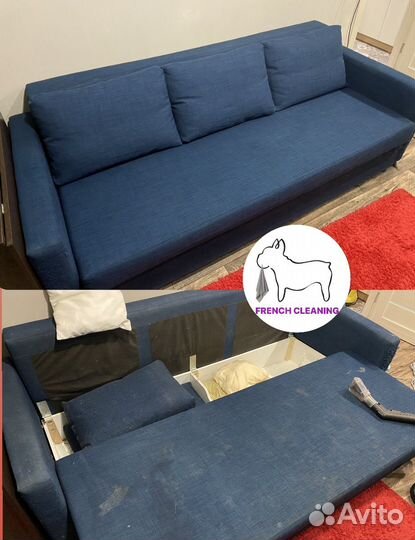 Уборка помещений, химчистка мебели, клининг