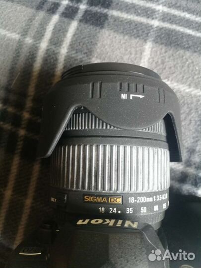 Фотоаппарат Nikon D70+Sigma 18-200. 3.5-6.5DC