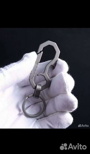 Карабин из титана держатель для джинс