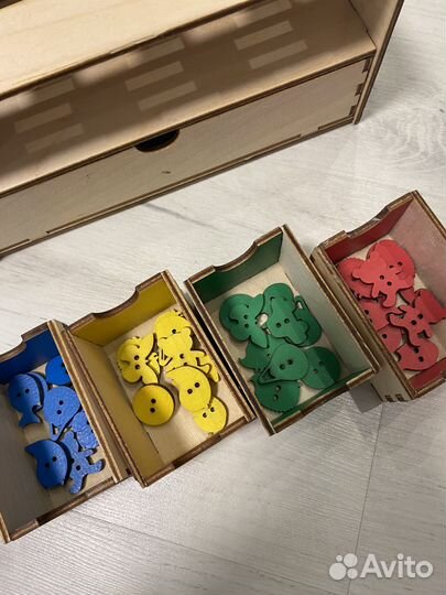 Игрушка сортер деревянный комод