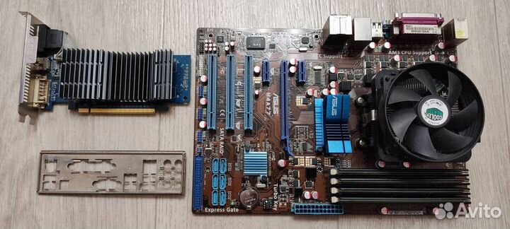 Комплект Athlon II 630+Asus M4A77+GT210 512mb+4gb