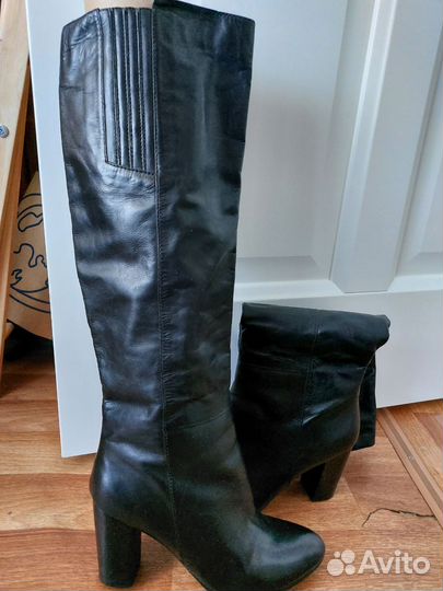 Сапоги женские натуральная кожа р.37 еврозима