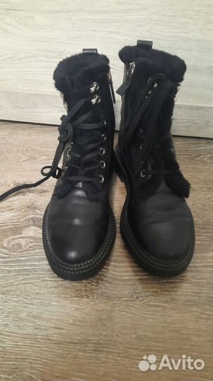 Ботинки zara кожа натуральная 36