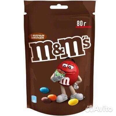 Драже M&M's с Молочным Шоколадом 80 г