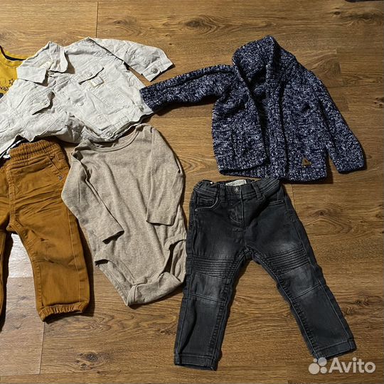 Пакет фирменных вещей на мальчика 9 месяцев