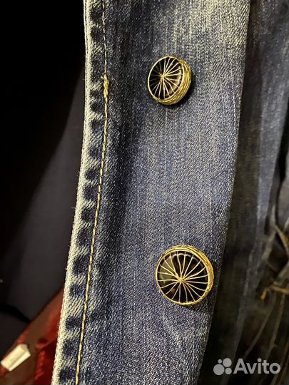 Джинсовая куртка пальто