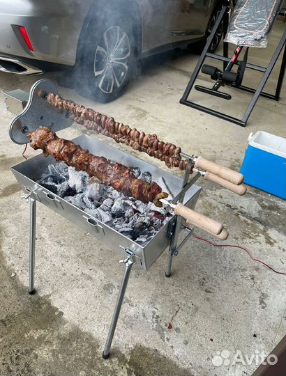Мангал автоматический угольный
