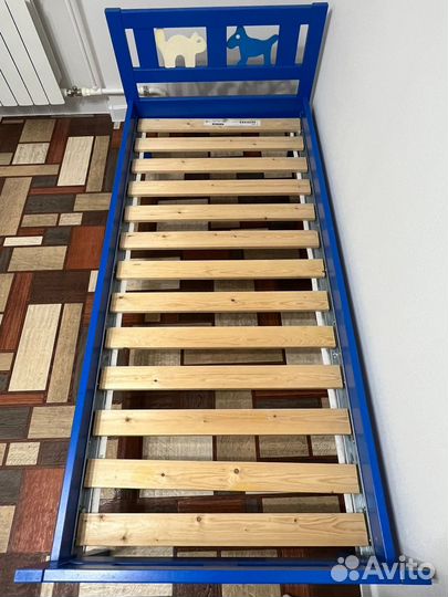 Детская кровать IKEA с матрасом