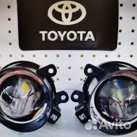 Противотуманки Toyota LC prado 150 линзы premium