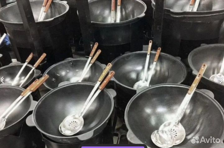 Казан чугунный узбекский