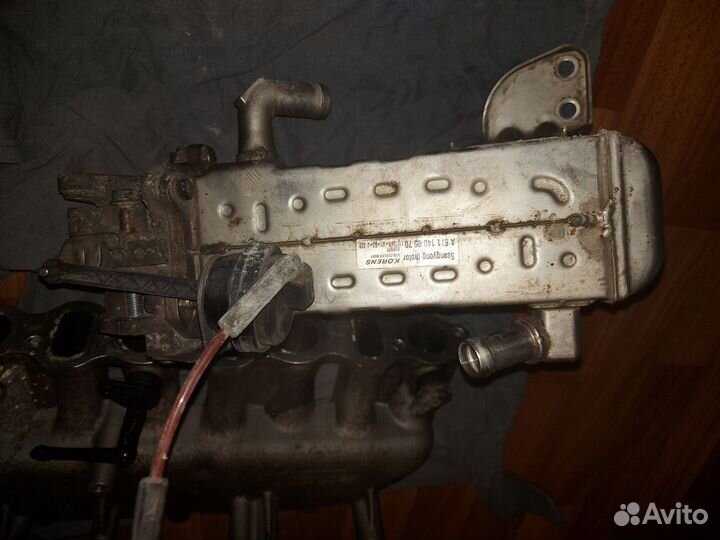 Радиатор теплообменник егр actyon new