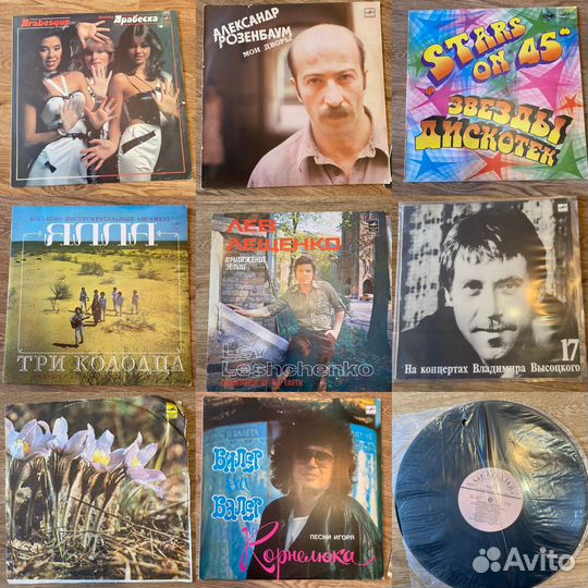 Виниловые пластинки Мелодия