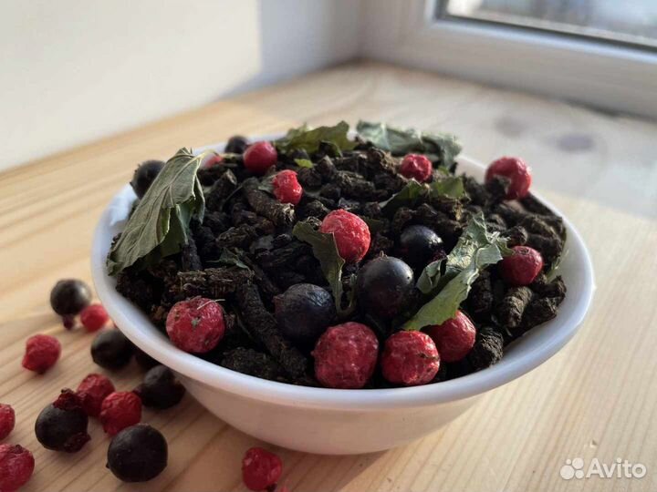 Иван-чай со смородиной 1 кг, крепкий