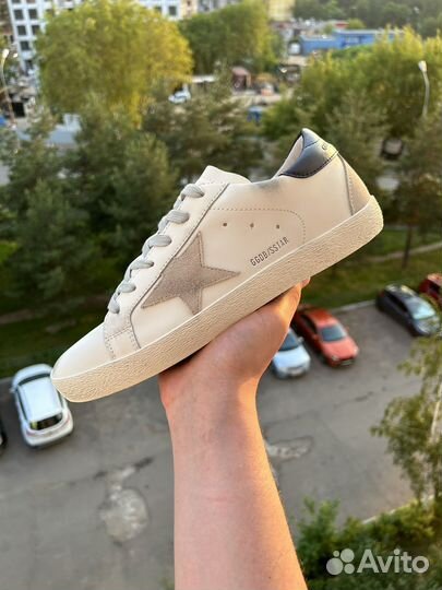 Кеды golden goose белые мужские кожаные 41-45