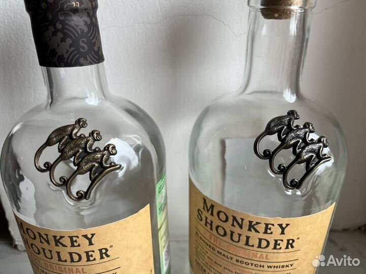 Бутылку из под виски monkey shoulder