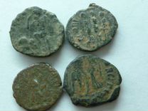 Набор древне Римских монет 4 века. оригиналы (44)