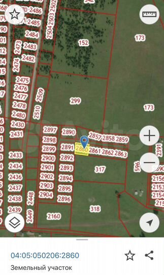 Участок 43,4 сот. (СНТ, ДНП)