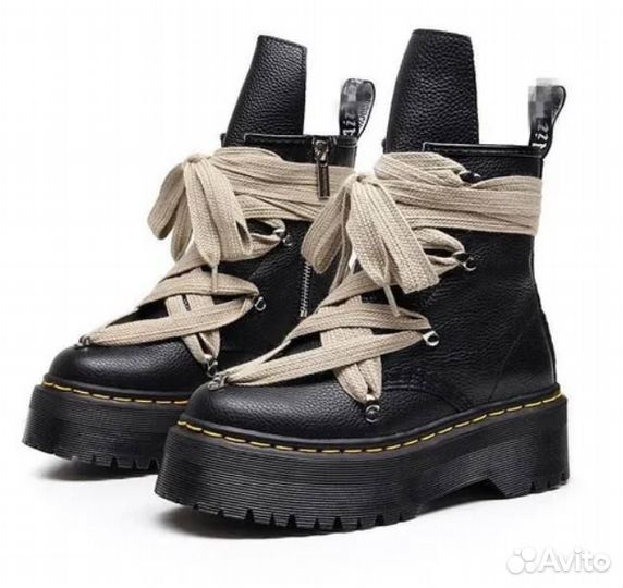 Ботики rick owens x dr.martens jason