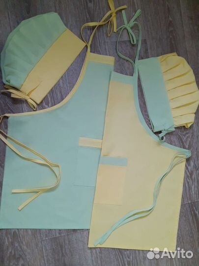 Фартук и колпак поварской детский