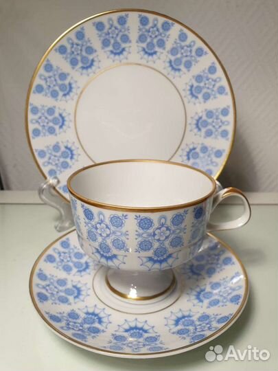 Чайные трио. Ваймар. Фарфор. Германия