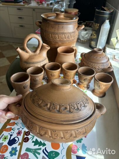 Глиняная посуда ручной работы