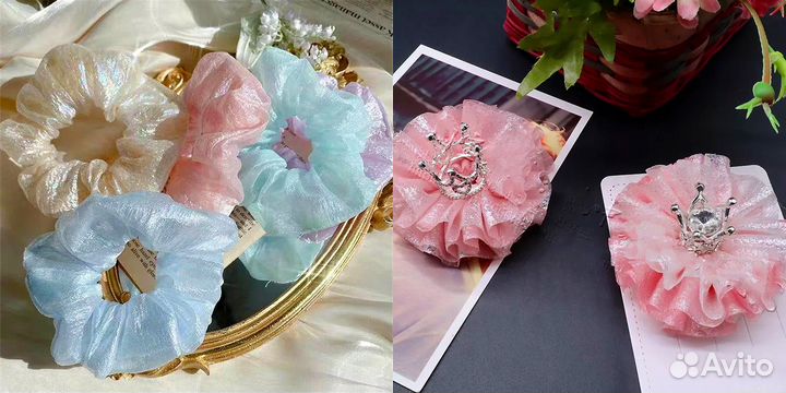 Лента перламутровая рельефная, 5,5 см, 1 м