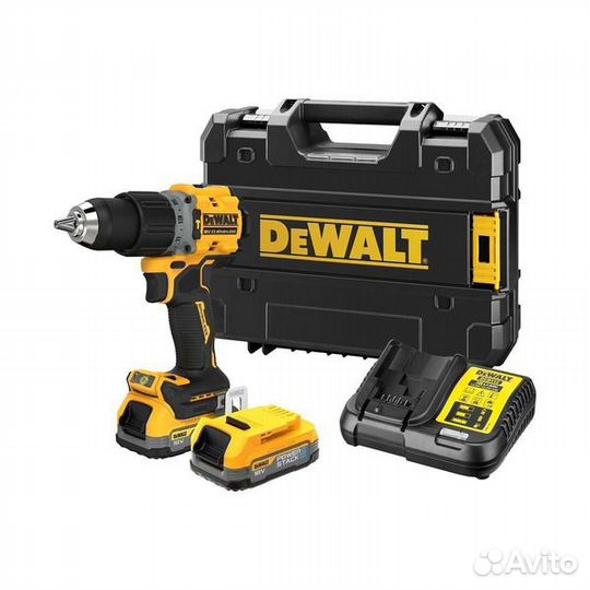 Аккумуляторная дрель-шуруповерт DeWalt DCD805E2T-Q