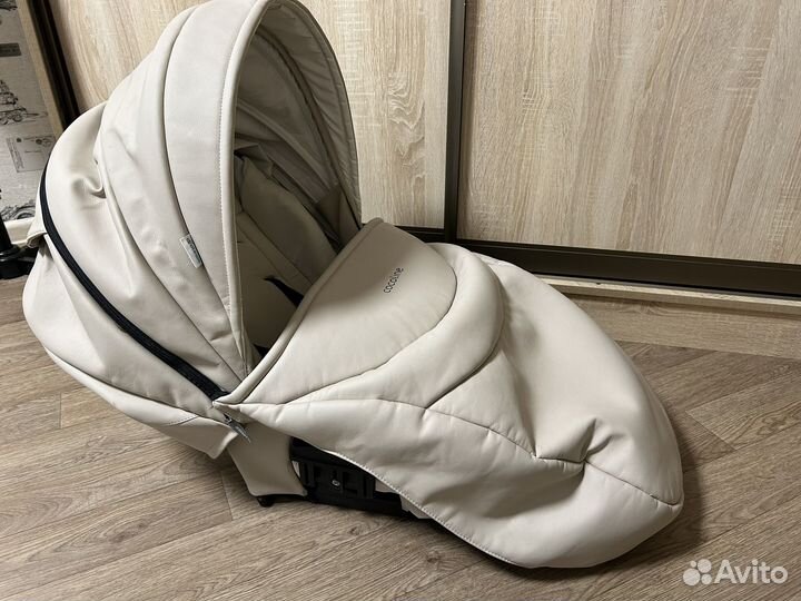 Коляска 2 в 1 aroteam cocoline (экокожа)