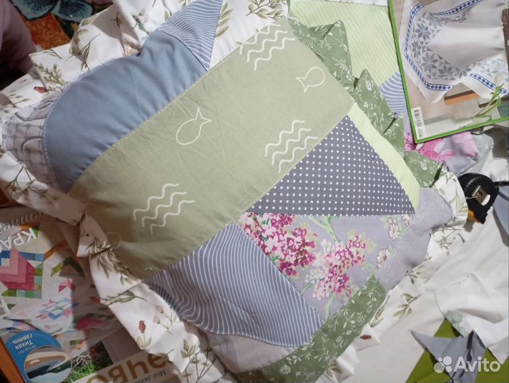 Подушки в стиле пэчворк