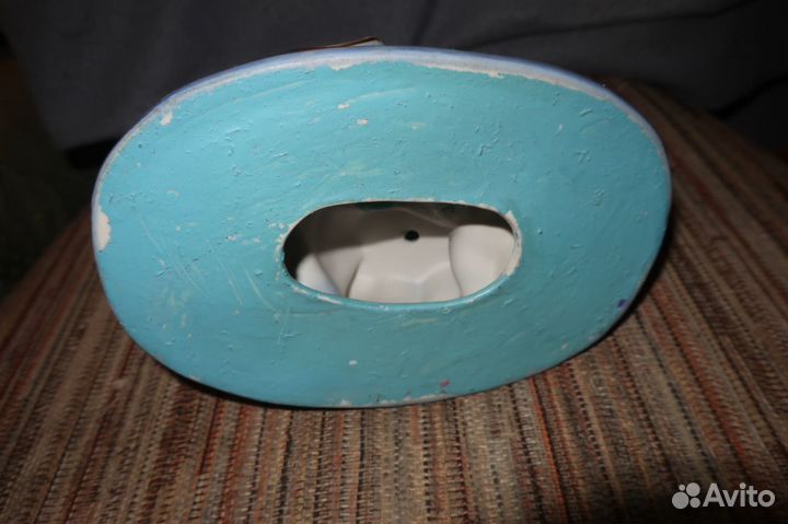 Фарфоровая статуэтка Иван Царевич и лягушка.Гжель