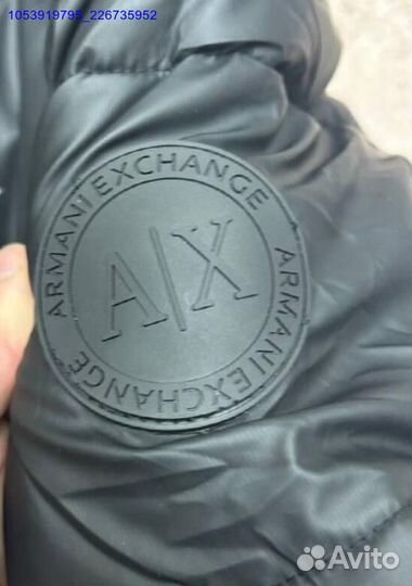 Длинная куртка armani exchange