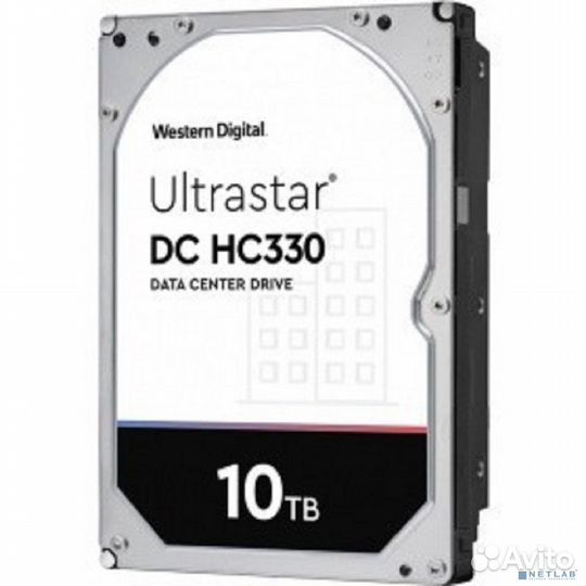 10Tb WD Ultrastar DC HC330 SATA3 12Gb/s, 7200 rpm