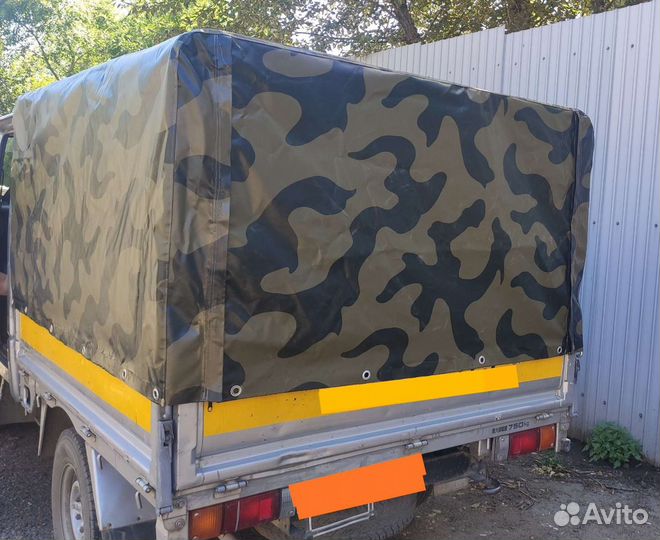 Пошив Тента на двухкабинник камуфляж