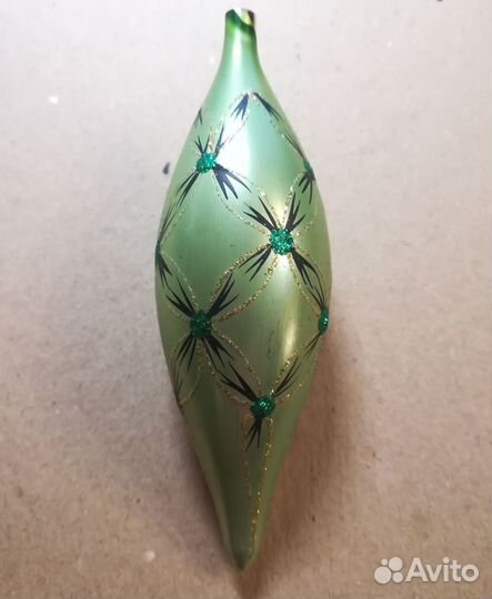 Елочные стеклянные игрушки СССР