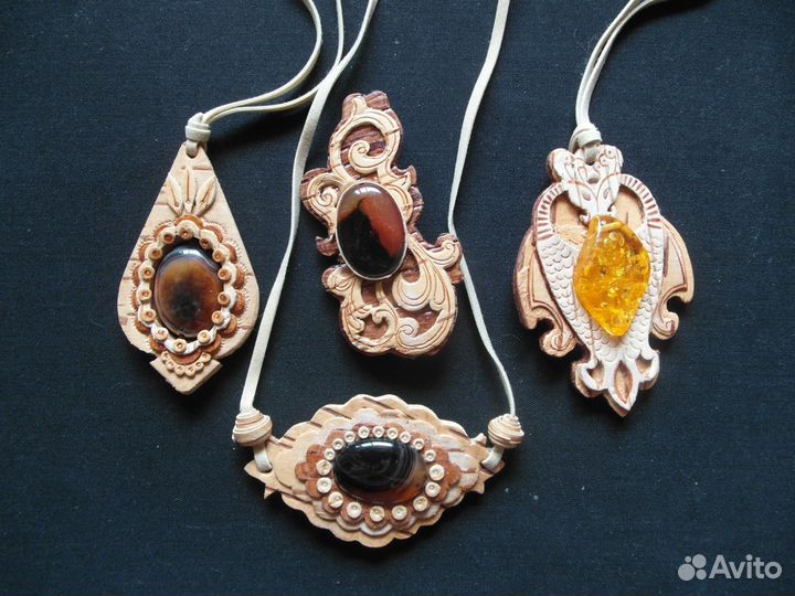 Берестяные украшения