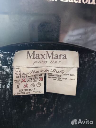 Блузка лён max мара