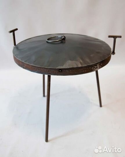 Садж сковорода на ножках «костер» 40 см