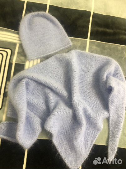 Шапка, поаток и варежки