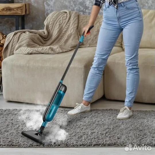 Паровая швабра KitFort KT-1078 черный