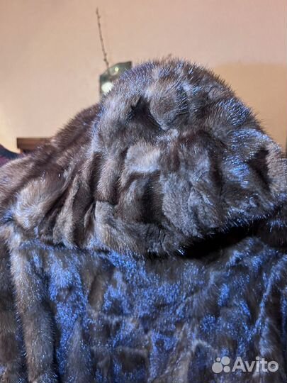 Шуба норковая из кусочков