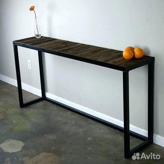 Консольный стол лофт