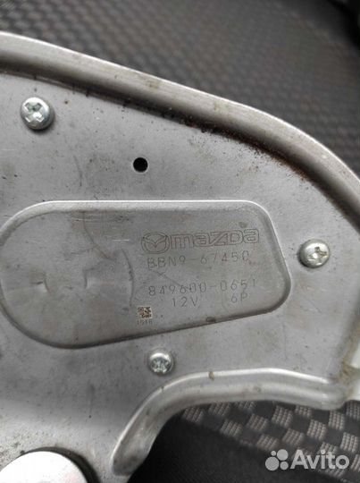 Моторчик заднего дворника mazda 3