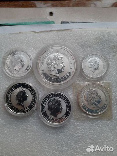 Серебряные монеты Австралии