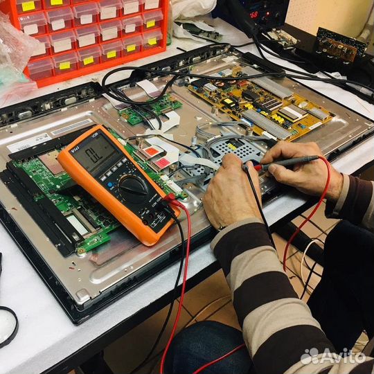 Телевизоры пайка, подсветка, платы, полосы